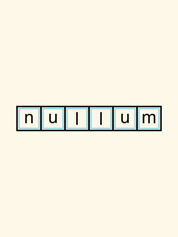 Nullum