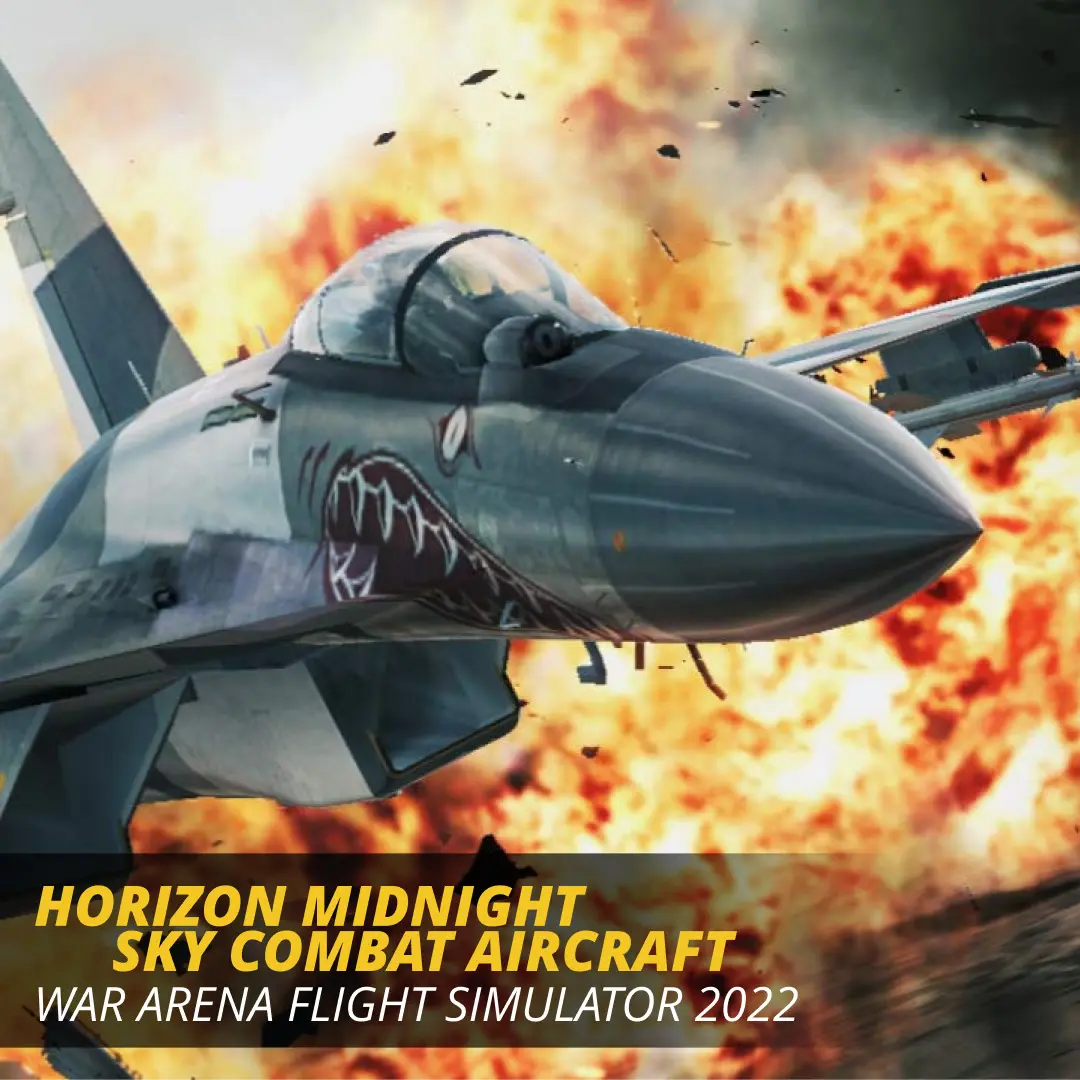 Horizon Midnight Sky Combat Aircraft: War Arena Flight Simulator 2022