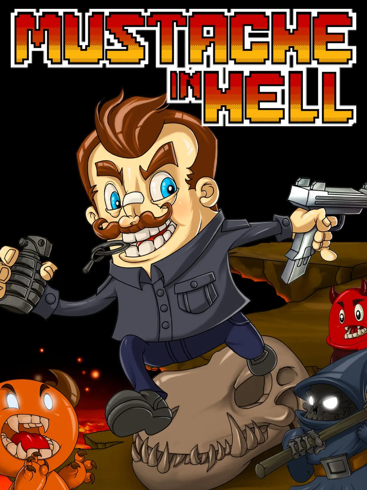 Mustache in Hell